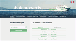 Desktop Screenshot of bateauxverts.com